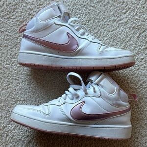 Pink Nike sneakers